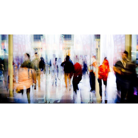 Java Jazz 46 Gold Ornate Wood Framed Art Print with Double Matting by Pfrommer, Sven