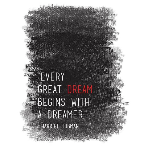 Dreamer Black Modern Wood Framed Art Print with Double Matting by Proctor, Tenisha