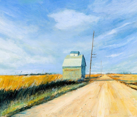 Open Road Black Ornate Wood Framed Art Print with Double Matting by Paraskevas, Michael