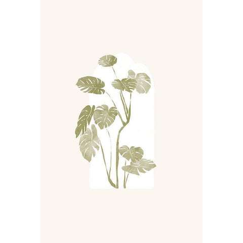 Tropical Window 06 Black Modern Wood Framed Art Print by Pont, Yuyu