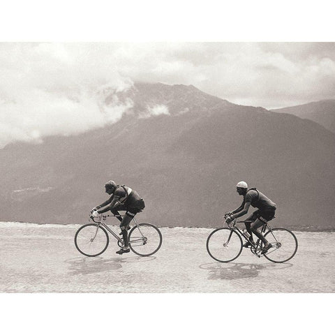 Coppi Bartali, 1949 Gold Ornate Wood Framed Art Print with Double Matting by E Sports Presse