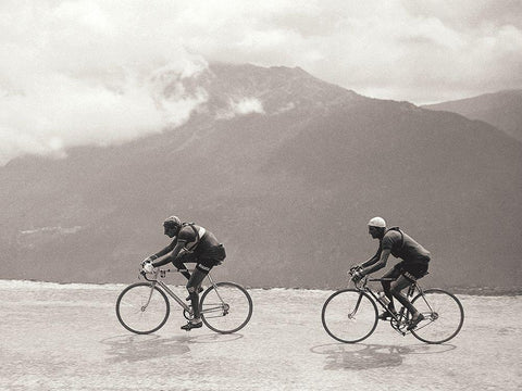 Coppi Bartali, 1949 White Modern Wood Framed Art Print with Double Matting by E Sports Presse