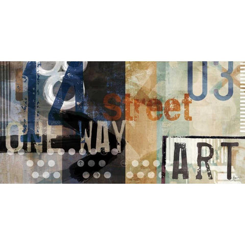 Art Type III Black Modern Wood Framed Art Print with Double Matting by Pfrommer, Sven