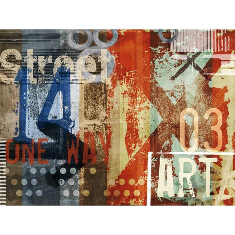 Art Type IV Black Modern Wood Framed Art Print with Double Matting by Pfrommer, Sven