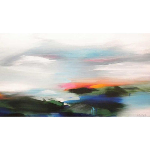 After the Storm Black Modern Wood Framed Art Print by Posillico, Leo