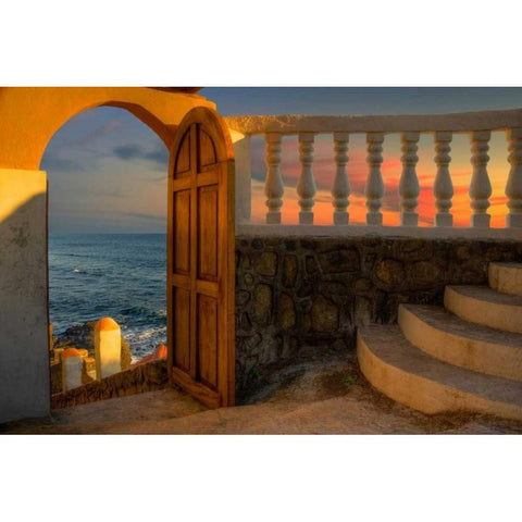 Temptation White Modern Wood Framed Art Print by Patch, Dan