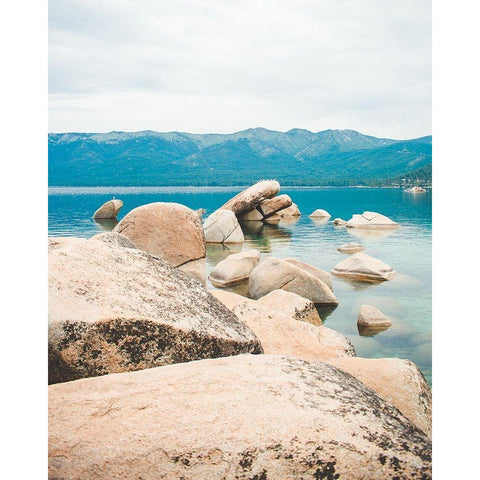 Tahoe Dreams White Modern Wood Framed Art Print by Quintero, Sonja