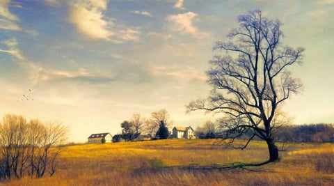 When I Come Back White Modern Wood Framed Art Print with Double Matting by Rivera, John