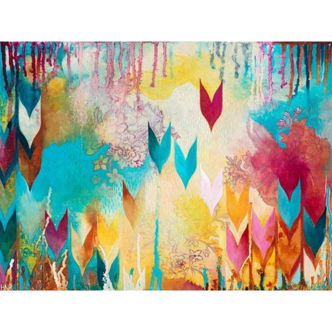 Life is Good Black Modern Wood Framed Art Print by Robinson, Heather Noel