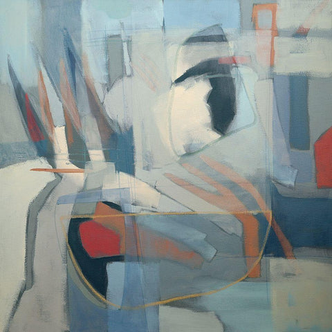 The Next Big Thing White Modern Wood Framed Art Print with Double Matting by Rufo, Caroline
