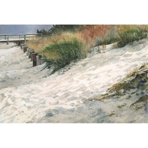 Retreat Black Modern Wood Framed Art Print by Roberts, Linda