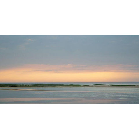 Pastel Sunrise Black Modern Wood Framed Art Print with Double Matting by Ryan, Brooke T.