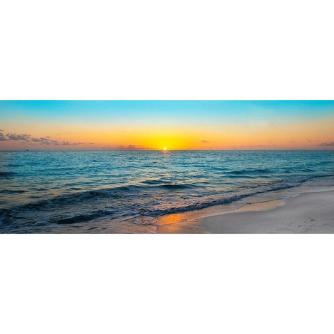 Golden Moment Black Modern Wood Framed Art Print by Reed, Jack