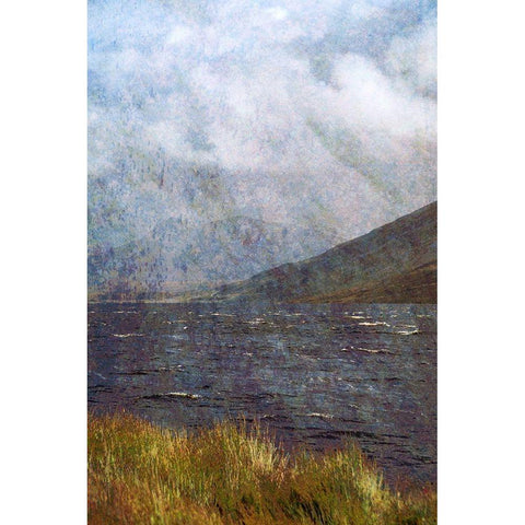 Loch Maree White Modern Wood Framed Art Print by Ruest, Liz