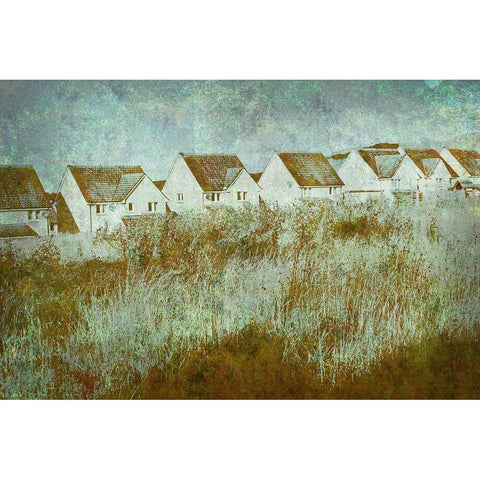 Retreat Black Modern Wood Framed Art Print by Ruest, Liz