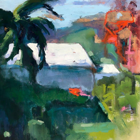 Crazy KW Gold Ornate Wood Framed Art Print with Double Matting by Railsback, Page Pearson