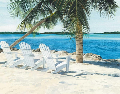 Front Row Black Ornate Wood Framed Art Print with Double Matting by Roberts, Linda