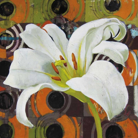 Hope and Union White Modern Wood Framed Art Print by Rasmusson, Jennifer