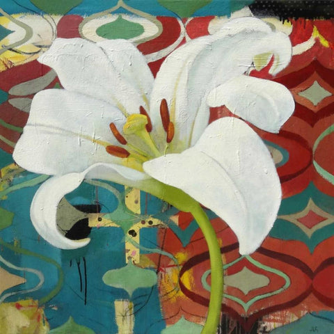 In the Spotlight Black Ornate Wood Framed Art Print with Double Matting by Rasmusson, Jennifer