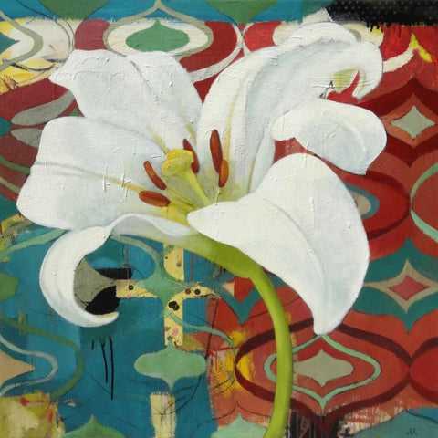 In the Spotlight Black Modern Wood Framed Art Print with Double Matting by Rasmusson, Jennifer