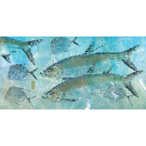 Tarpon Lagoon White Modern Wood Framed Art Print by Roberts, Jim