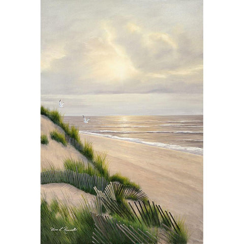 Morning Tide Gold Ornate Wood Framed Art Print with Double Matting by Romanello, Diane