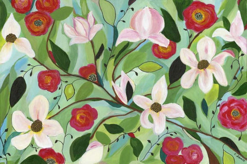 Wedding Day White Modern Wood Framed Art Print with Double Matting by Schmitt, Carrie