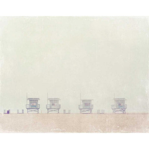 Four White Modern Wood Framed Art Print by Soffia, Myan