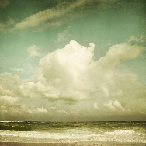 Why Dont Clouds Fall from the Sky Black Modern Wood Framed Art Print by Suchocki, Irene