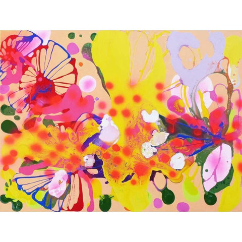 Lola Fiesta White Modern Wood Framed Art Print by Siegmann, Sofie