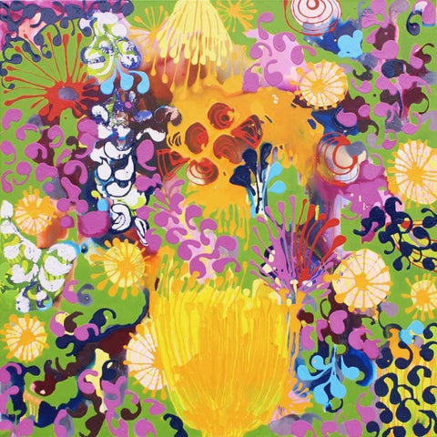 Hard Candy White Modern Wood Framed Art Print by Siegmann, Sofie