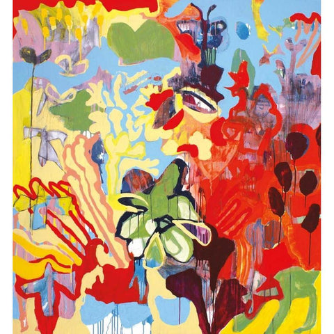 Amarisli Gold Ornate Wood Framed Art Print with Double Matting by Siegmann, Sofie