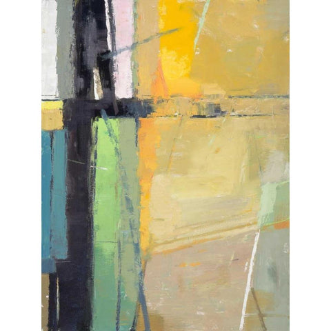 Woodlands No. 59 White Modern Wood Framed Art Print by Slonim, David Michael