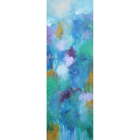 Walking In Colors One Black Modern Wood Framed Art Print by Schueler, Anna