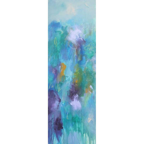 Walking In Colors Two Gold Ornate Wood Framed Art Print with Double Matting by Schueler, Anna