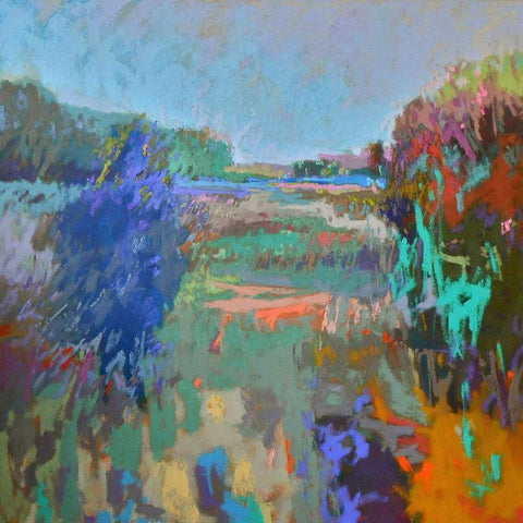 Color Field 45 White Modern Wood Framed Art Print by Schmidt, Jane
