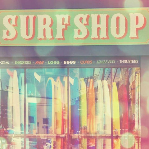 Seaside Summer White Modern Wood Framed Art Print by Soffia, Myan