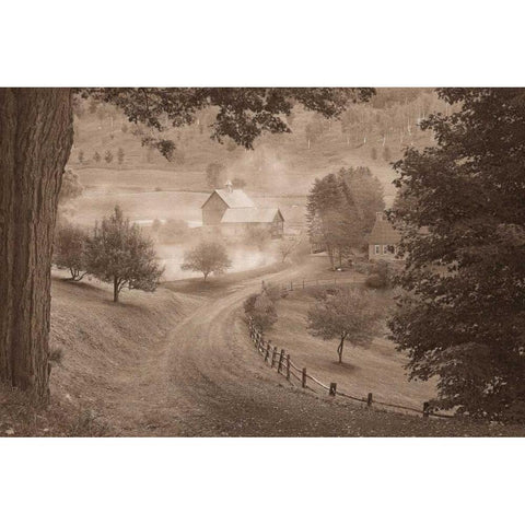 Sleepy Hollow White Modern Wood Framed Art Print by Svibilsky, Igor