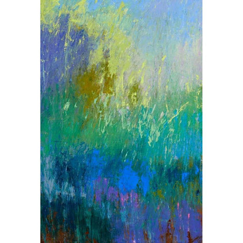 Landscape Within - Left Black Modern Wood Framed Art Print with Double Matting by Schmidt, Jane