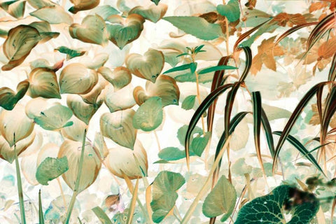 Autumn Fantasy White Modern Wood Framed Art Print with Double Matting by Stalus, Judy