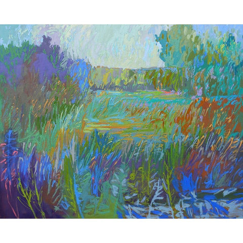 Color Field No. 67 Black Modern Wood Framed Art Print by Schmidt, Jane
