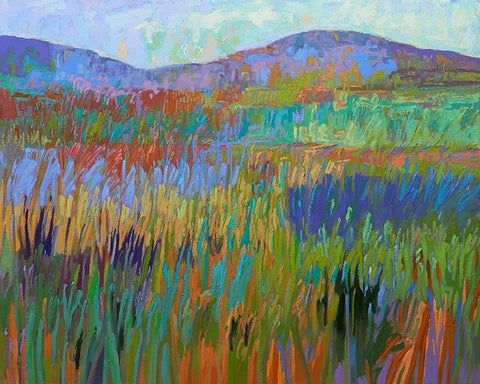 Color Field No. 68 White Modern Wood Framed Art Print with Double Matting by Schmidt, Jane