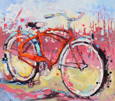 Gentle Whisper White Modern Wood Framed Art Print with Double Matting by Swanson, Adam