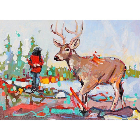 Love Letters White Modern Wood Framed Art Print by Swanson, Adam