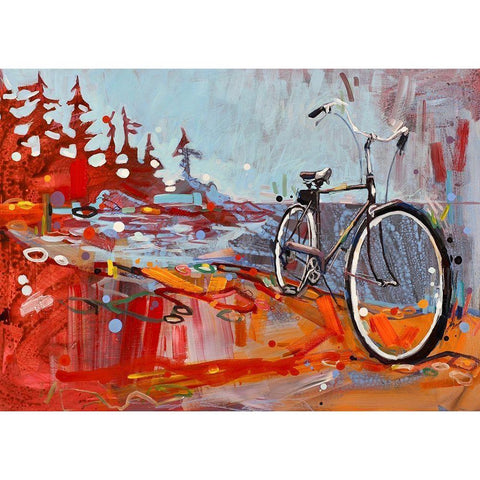 When I Die, Set Me Free White Modern Wood Framed Art Print by Swanson, Adam