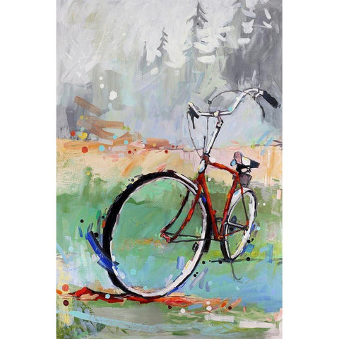 When I Rise Black Modern Wood Framed Art Print by Swanson, Adam