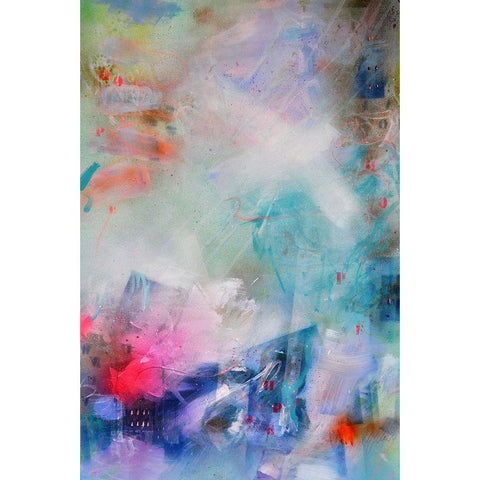 Hope No. 9 Black Modern Wood Framed Art Print with Double Matting by Schubert, Bea Garding