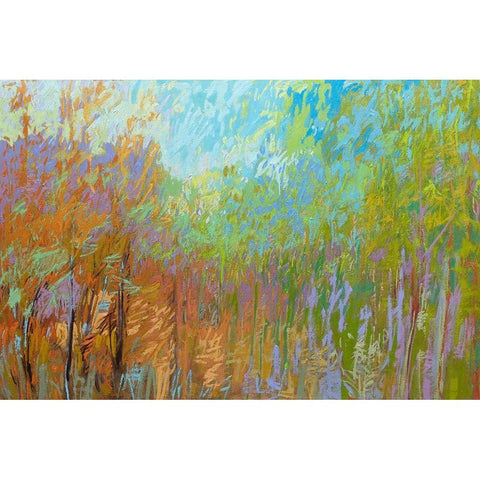 Color Field 55 Black Modern Wood Framed Art Print by Schmidt, Jane
