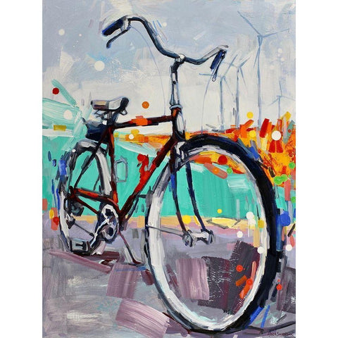 Animal Picnic Gold Ornate Wood Framed Art Print with Double Matting by Swanson, Adam