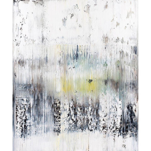 Winter Shadow Black Modern Wood Framed Art Print with Double Matting by Smach, Radek